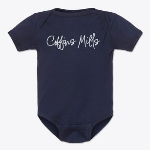 Coffins Mills New York Freestyle Baby Onesie