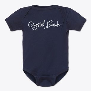 Crystal Beach Vermont Freestyle Baby Onesie