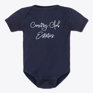 Country Club Estates Delaware Freestyle Baby Onesie