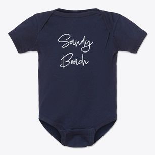 Sandy Beach Indiana Freestyle Baby Onesie