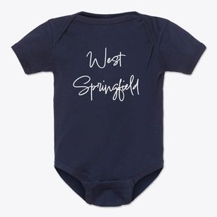 West Springfield New Hampshire Freestyle Baby Onesie