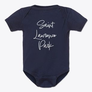 Saint Lawrence Park New York Freestyle Baby Onesie