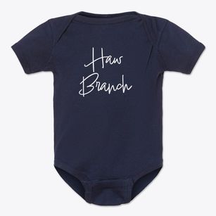 Haw Branch North Carolina Freestyle Baby Onesie