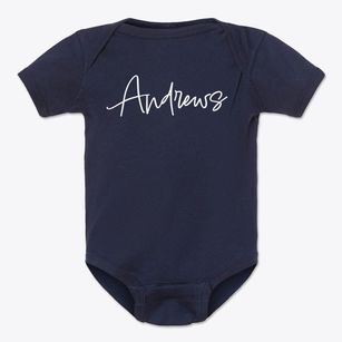 Andrews New Jersey Freestyle Baby Onesie