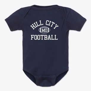 Hill City Missouri Football Baby Onesie