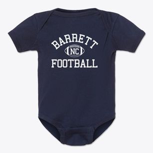 Barrett North Carolina Football Baby Onesie