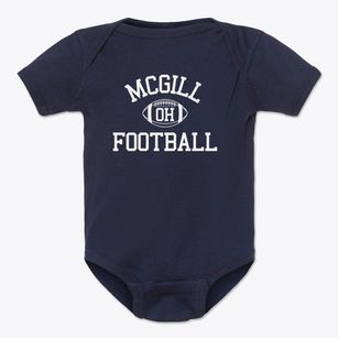 Mcgill Ohio Football Baby Onesie