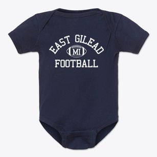 East Gilead Michigan Football Baby Onesie