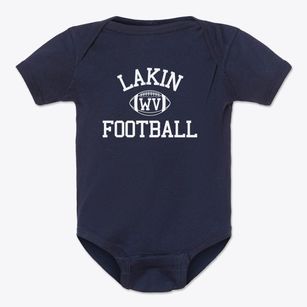 Lakin West Virginia Football Baby Onesie
