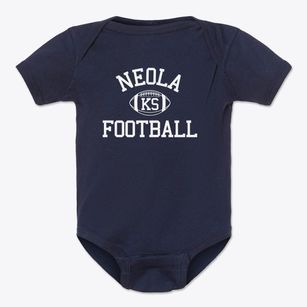 Neola Kansas Football Baby Onesie
