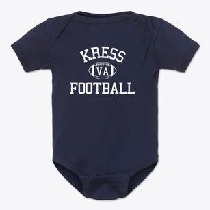 Kress Virginia Football Baby Onesie