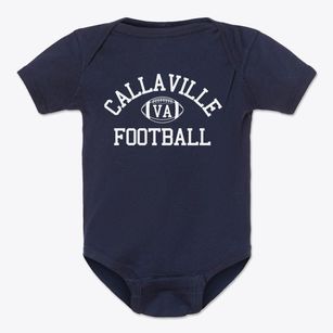 Callaville Virginia Football Baby Onesie