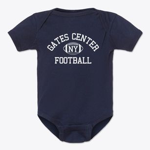 Gates Center New York Football Baby Onesie