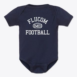 Flucom Missouri Football Baby Onesie