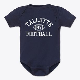 Tallette New York Football Baby Onesie