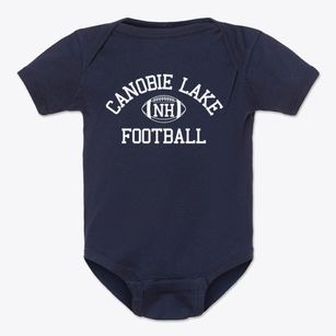 Canobie Lake New Hampshire Football Baby Onesie