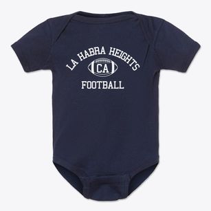 La Habra Heights California Football Baby Onesie