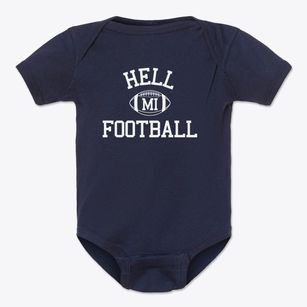 Hell Michigan Football Baby Onesie