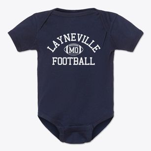 Layneville Missouri Football Baby Onesie