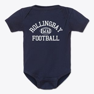Rollingbay Washington Football Baby Onesie