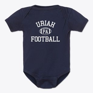 Uriah Pennsylvania Football Baby Onesie