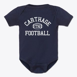 Carthage Tennessee Football Baby Onesie