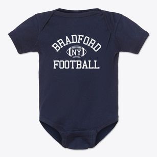 Bradford New York Football Baby Onesie
