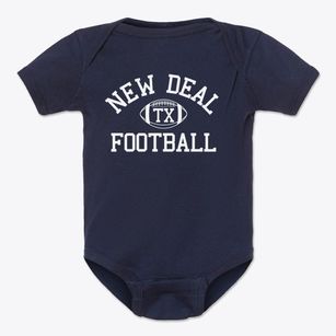 New Deal Texas Football Baby Onesie