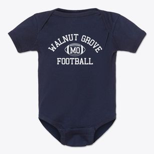 Walnut Grove Missouri Football Baby Onesie
