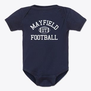 Mayfield Utah Football Baby Onesie