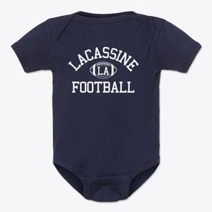 Lacassine Louisiana Football Baby Onesie