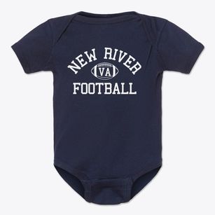 New River Virginia Football Baby Onesie