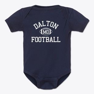 Dalton Missouri Football Baby Onesie