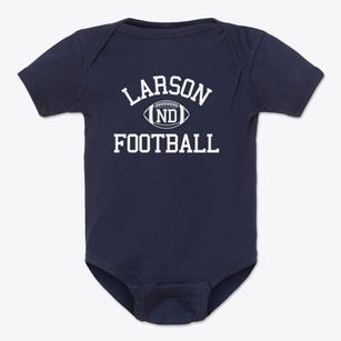 Larson North Dakota Football Baby Onesie