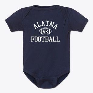 Alatna Alaska Football Baby Onesie