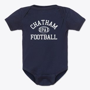 Chatham Pennsylvania Football Baby Onesie