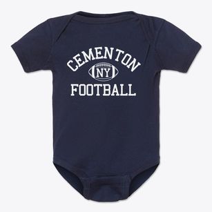 Cementon New York Football Baby Onesie