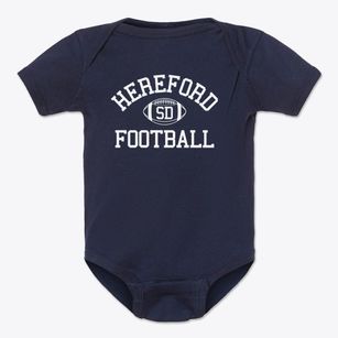 Hereford South Dakota Football Baby Onesie