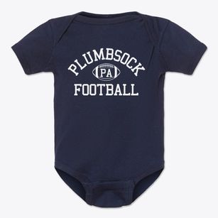 Plumbsock Pennsylvania Football Baby Onesie
