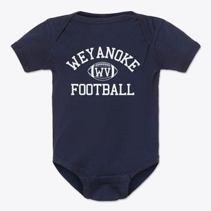 Weyanoke West Virginia Football Baby Onesie