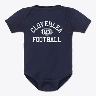 Cloverlea Maryland Football Baby Onesie