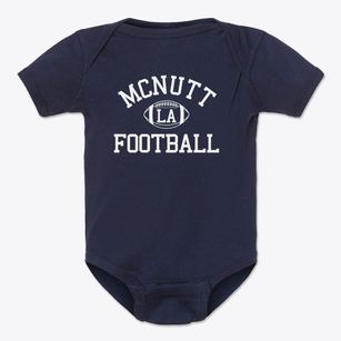 Mcnutt Louisiana Football Baby Onesie