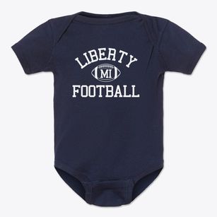 Liberty Michigan Football Baby Onesie