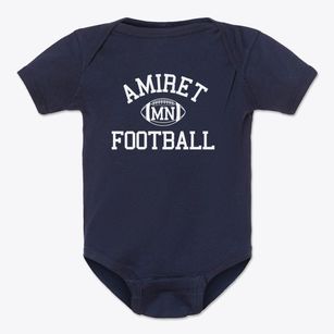 Amiret Minnesota Football Baby Onesie