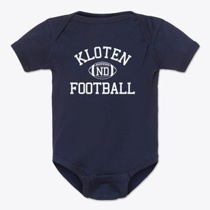 Kloten North Dakota Football Baby Onesie
