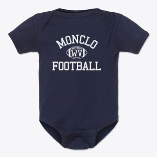 Monclo West Virginia Football Baby Onesie