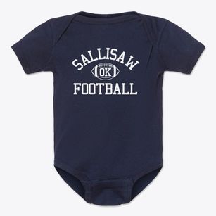 Sallisaw Oklahoma Football Baby Onesie
