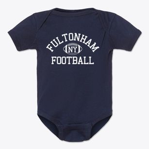 Fultonham New York Football Baby Onesie