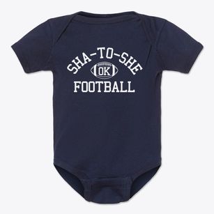 Sha-to-she Oklahoma Football Baby Onesie