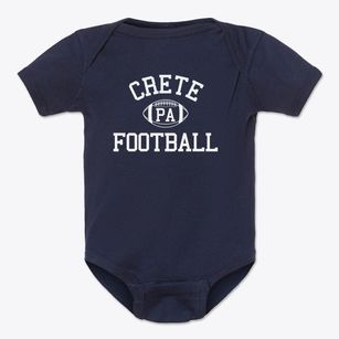 Crete Pennsylvania Football Baby Onesie